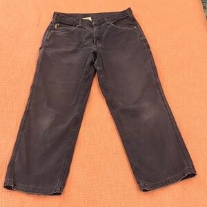 Carthartt men’s W33L27 Dark blue carpenter’s work Pants - loose fit dungarees